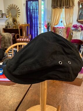 CO Black Men's Cap with Eyelet Venting